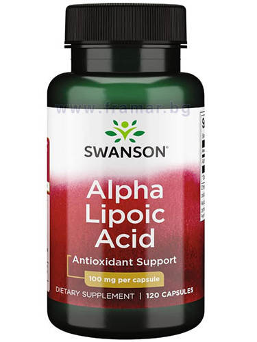 СУОНСЪН АЛФА ЛИПОЕВА КИСЕЛИНА капсули 100 мг * 120