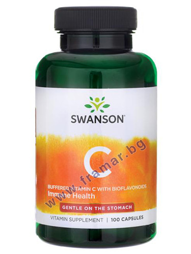 СУОНСЪН БУФЕРИРАН ВИТАМИН С + БИОФЛАВОНОИДИ капсули * 100