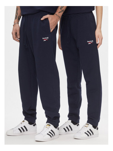 Reebok Долнище анцуг Classics Small Vector Joggers HS9143 Син