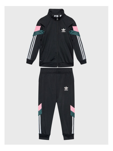 adidas Анцуг Track HL2211 Черен Regular Fit