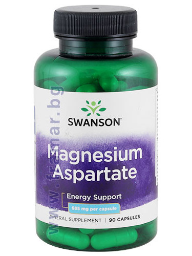 СУОНСЪН МАГНЕЗИЕВ АСПАРТАТ капсули 685 мг * 90