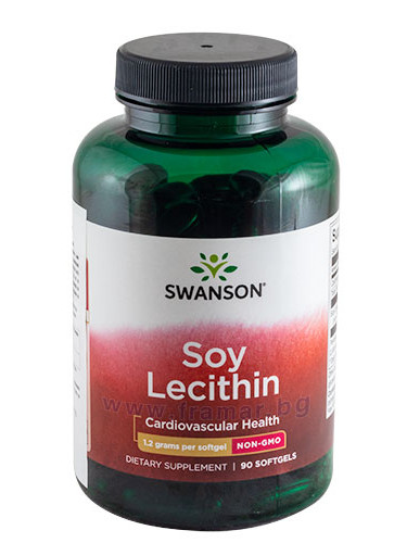 СУОНСЪН ЛЕЦИТИН БЕЗ ГМО капсули 1200 мг * 90