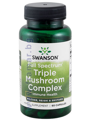 СУОНСЪН ТРОЕН КОМПЛЕКС ГЪБИ ФУЛ СПЕКТРУМ капсули * 60