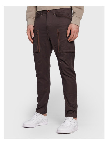 G-Star Raw Текстилни панталони Zip Pocket 3D D21975-C105-0028 Кафяв Skinny Fit