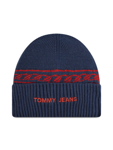 Tommy Jeans Шапка Tjw Femme Beanie AW0AW10710 Тъмносин