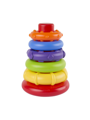 Конус с цветни рингове Playgro