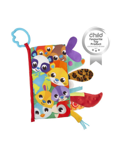 Сензорна книжка с 8 опашки Playgro