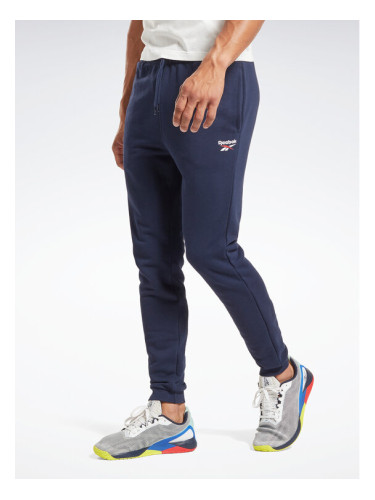 Reebok Долнище анцуг Identity H49681 Тъмносин Regular Fit