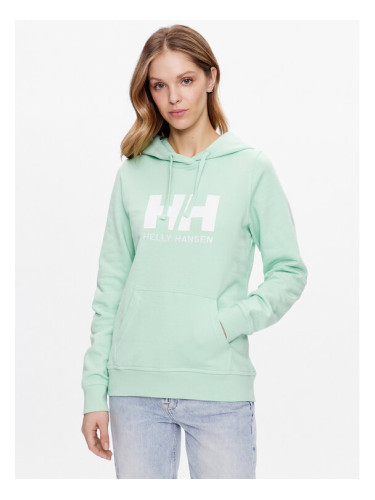 Helly Hansen Суитшърт 33978 Зелен Regular Fit