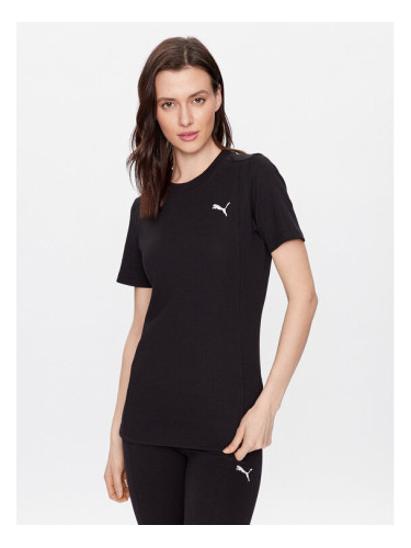 Puma Тишърт Her 674063 Черен Slim Fit