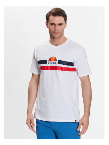 Ellesse Тишърт Aprel SHR06453 Бял Regular Fit