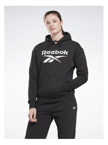 Reebok Суитшърт Identity Big Logo H54748 Черен Loose Fit