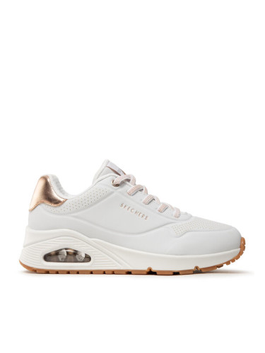 Skechers Сникърси Uno Shimmer Away 155196/WHT Бял