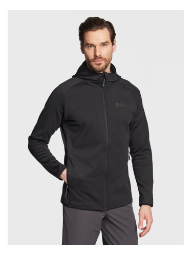 Jack Wolfskin Суитшърт Baiselberg 1710541 Черен Regular Fit