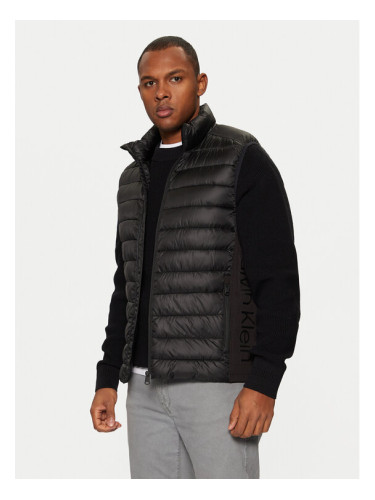 Calvin Klein Жилетка за костюм Side Logo K10K108292 Черен Regular Fit