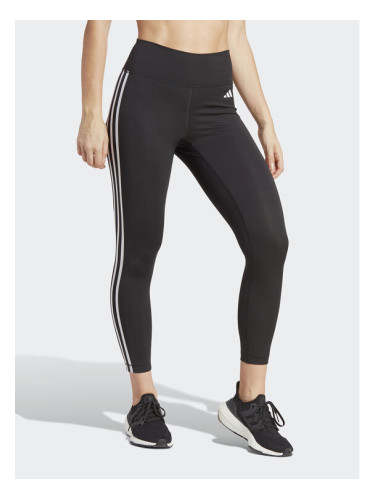 adidas Клин Train Essentials 3-Stripes High-Waisted 7/8 Leggings HT5438 Черен