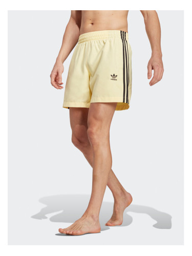 adidas Плувни шорти Originals Adicolor 3-Stripes Swim Shorts HT4410 Жълт Regular Fit