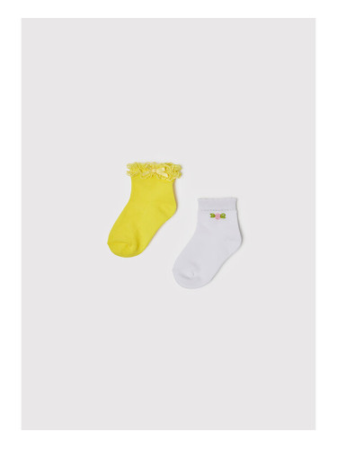 Mayoral Комплект 2 чифта къси чорапи детски 10176 Цветен