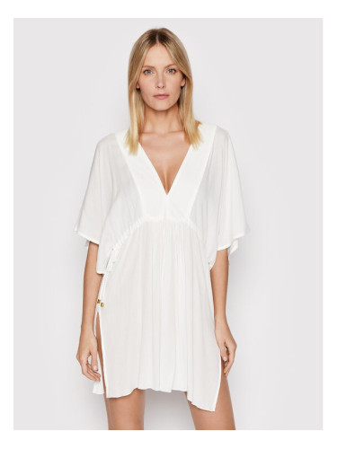 Lauren Ralph Lauren Плажна рокля 20151080 Бял Relaxed Fit