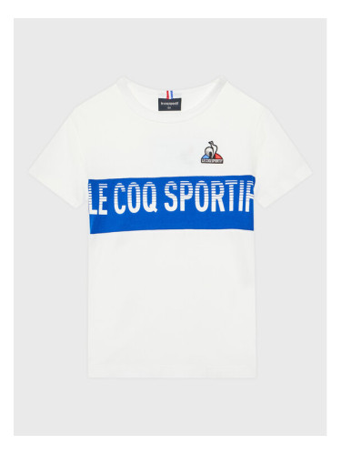 Le Coq Sportif Тишърт 2310340 Бял Regular Fit