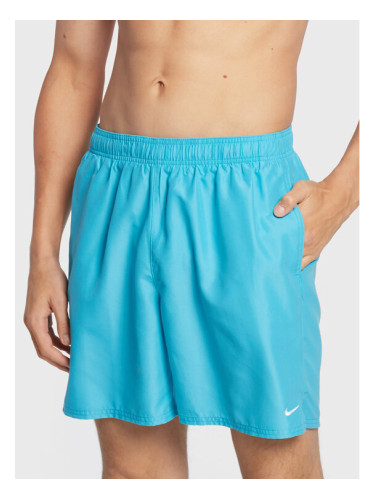 Nike Плувни шорти Volley NESSA559 Светлосиньо Regular Fit