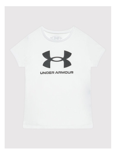 Under Armour Тишърт Ua Sportstyle Graphic 1361182 Бял Loose Fit