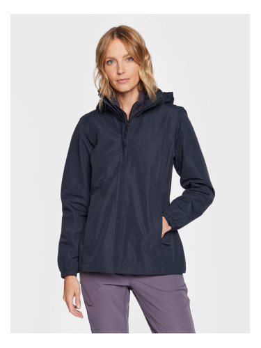 Jack Wolfskin Яке за дъжд Stormy Point 2L 1111202 Тъмносин Regular Fit