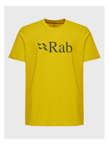 Rab Тишърт Stance Logo QCB-08-SU Оранжев Regular Fit