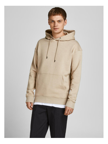 Jack & Jones Суитшърт Star 12208157 Бежов Relaxed Fit