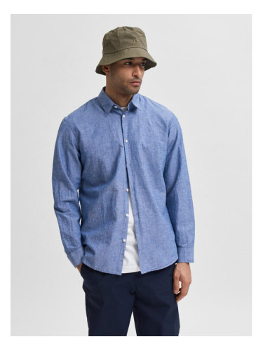 Selected Homme Риза 16078867 Син Slim Fit