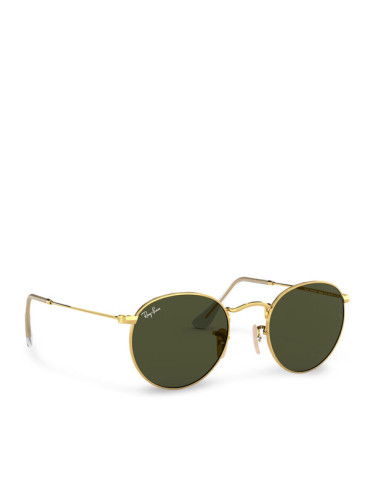 Ray-Ban Слънчеви очила Round Metal 0RB3447 001 Златист