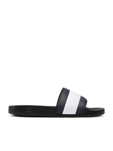 Чехли Tommy Hilfiger Rubber Th Flag Pool Slide FM0FM04263 Черен