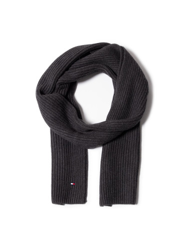 Зимен шал Tommy Hilfiger Pima Cotton Scarf AM0AM06546 Сив