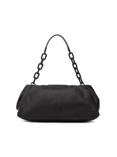 Дамска чанта Calvin Klein Soft Nylon Shoulder Bag Lg K60K610647 Черен