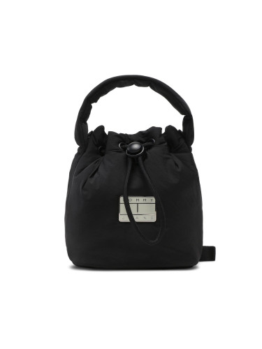 Дамска чанта Tommy Jeans Tjw Hype Conscious Bucket Bag AW0AW14142 Черен