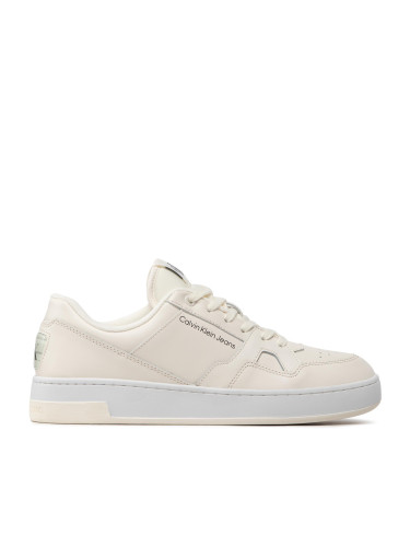 Сникърси Calvin Klein Jeans Basket Cupsole Lacup Low YM0YM00497 Бежов