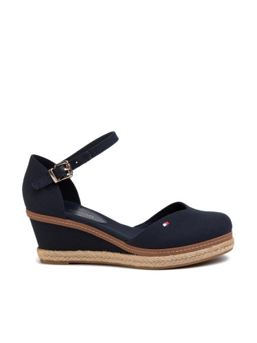 Еспадрили Tommy Hilfiger Basic Closed Toe Mid Wedge FW0FW04787 Тъмносин