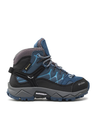 Туристически Salewa Jr Alp Trainer Mid Gtx GORE-TEX 64010-0365 Син