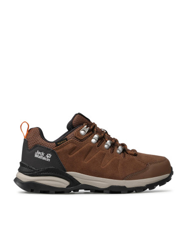 Туристически Jack Wolfskin Refugio Texapore Low W 4050821 Кафяв