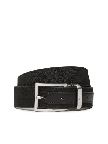 Мъжки колан Guess Strave Belts BM7656 POL35 Черен