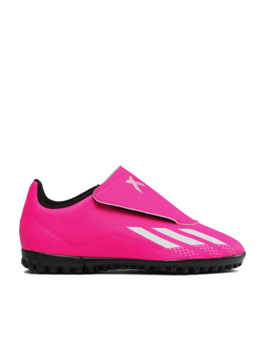 Обувки за футбол adidas X Speedportal.4 Hook-and-Loop Turf Boots GZ2439 Розов