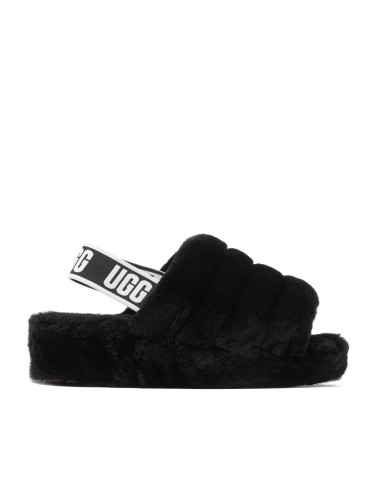 Пантофи Ugg W Fluff Yeah Slide 1095119 Черен