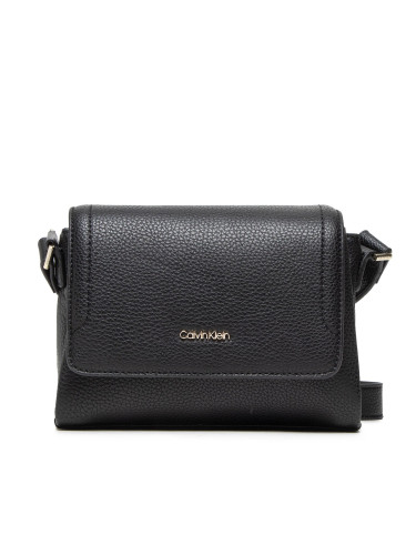 Дамска чанта Calvin Klein Ck Elevated Crossbody W/Flap K60K609850 Черен