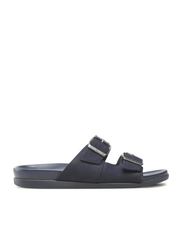 Чехли Tommy Hilfiger Hilfiger Nubuck Buckles Sandal FM0FM04459 Тъмносин