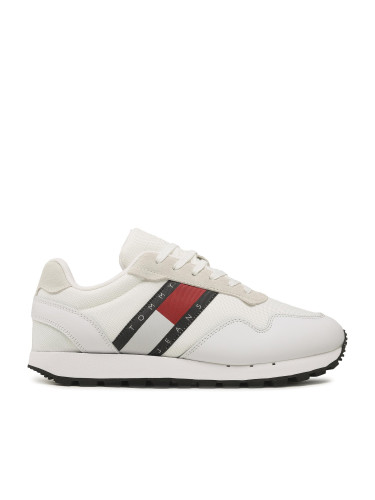 Сникърси Tommy Jeans Retro Runner Ess EM0EM01081 Бял