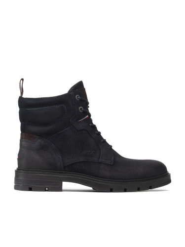 Ботуши Tommy Hilfiger Elevated Padded Suede Boot FM0FM03778 Тъмносин