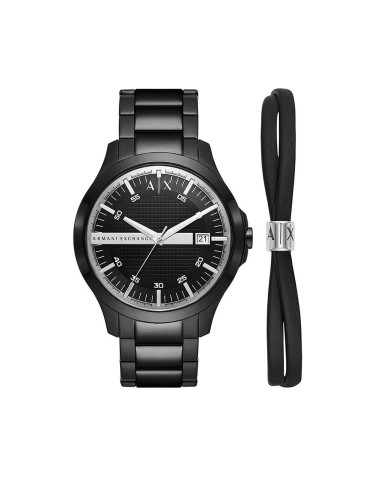 Часовник Armani Exchange Hampton AX7134SET Черен