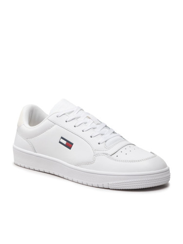 Сникърси Tommy Jeans City Leather Cupsole EM0EM01069 Бял