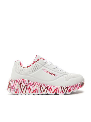 Сникърси Skechers Uno Lite Lovely Luv 314976L/WRPK Бял
