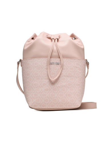 Дамска чанта Calvin Klein Must Bucket Bag Sm Mono K60K609390 Розов